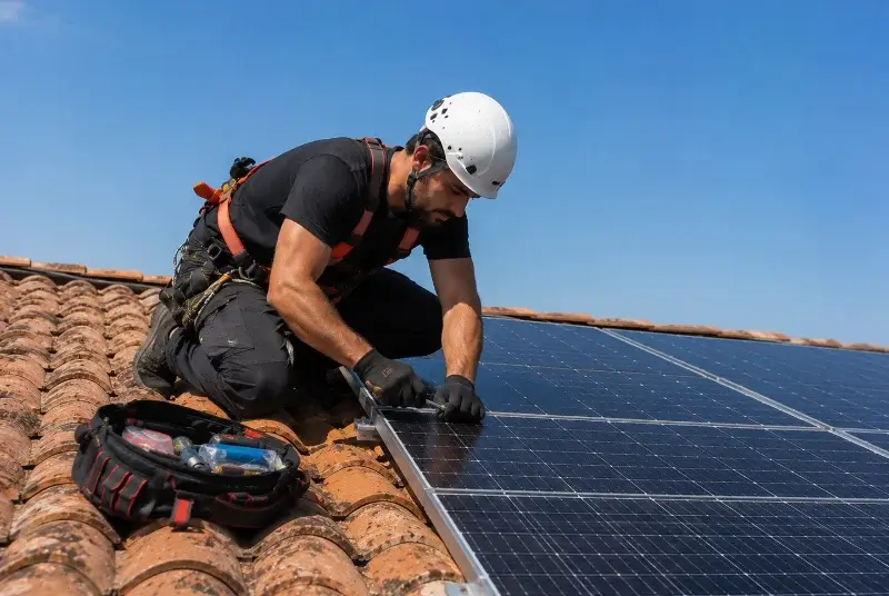 Maintenance et monitoring de panneaux solaires à Villeneuve-de-Marsan